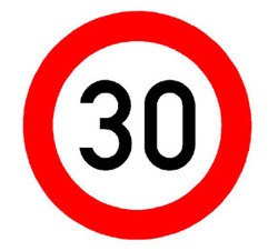 Verkeersbord zone 30