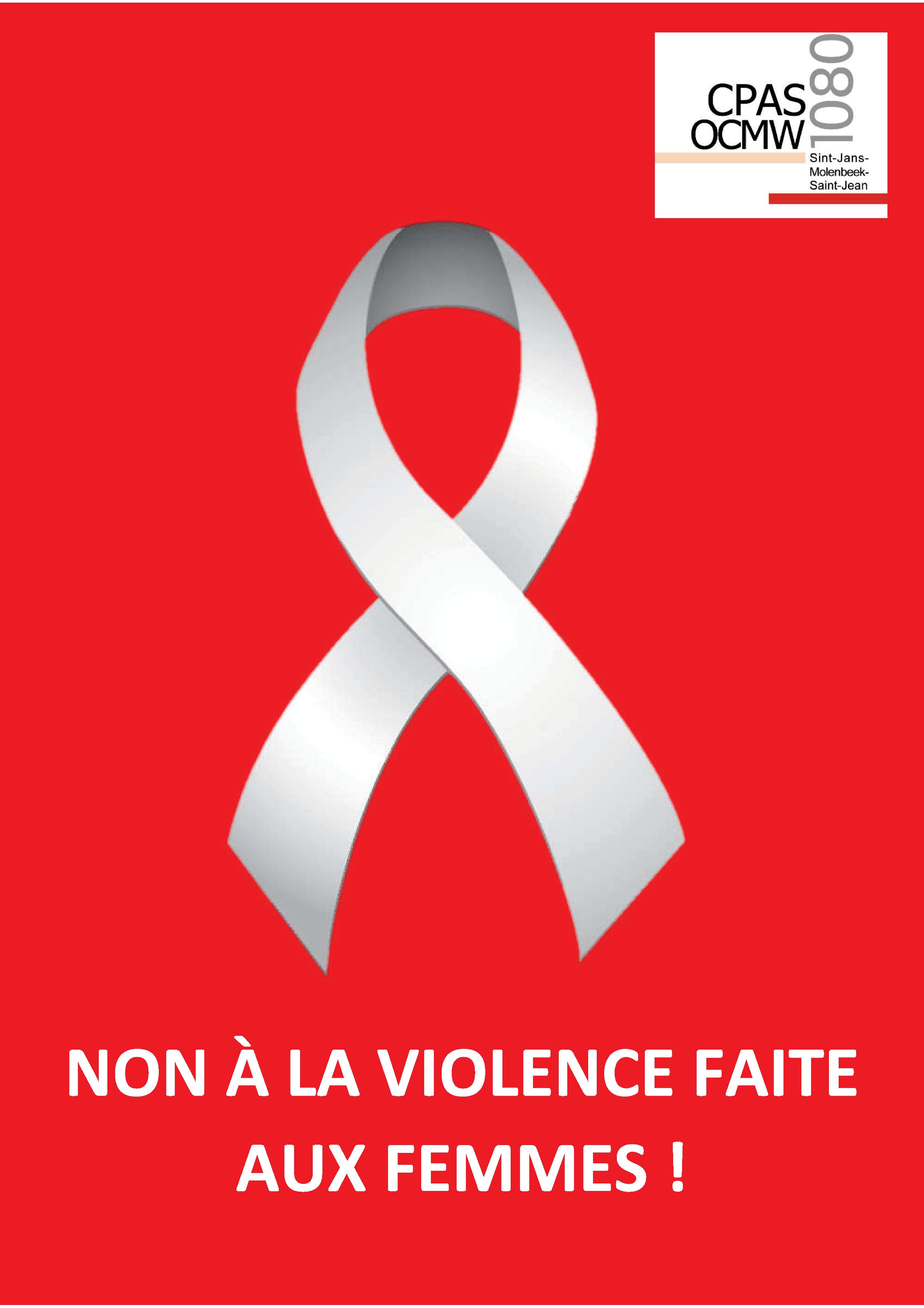 Affiche ruban blanc