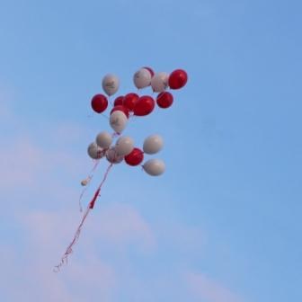 Ballons dans le ciel