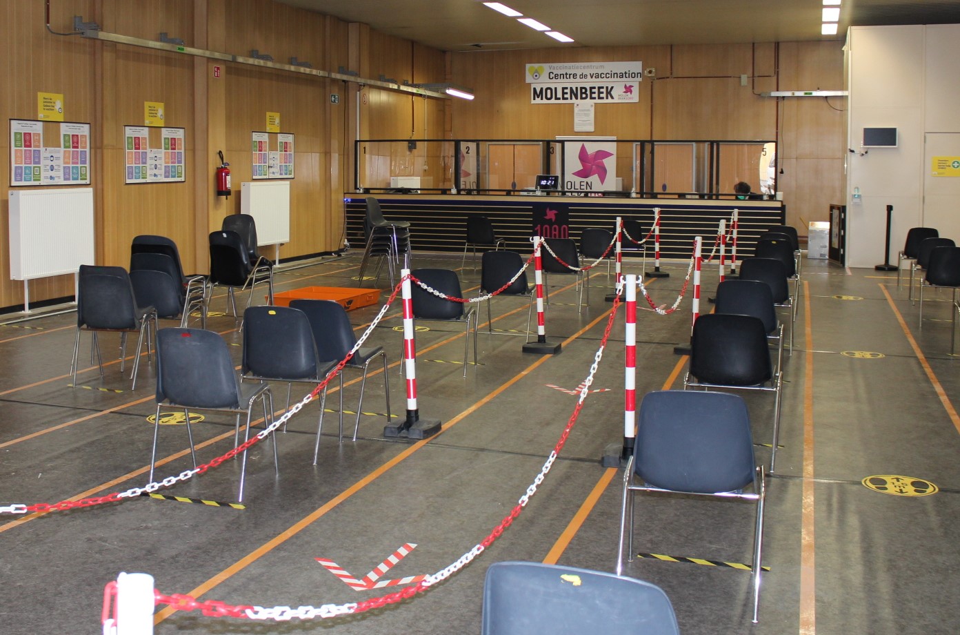Centre vaccination Molenbeek