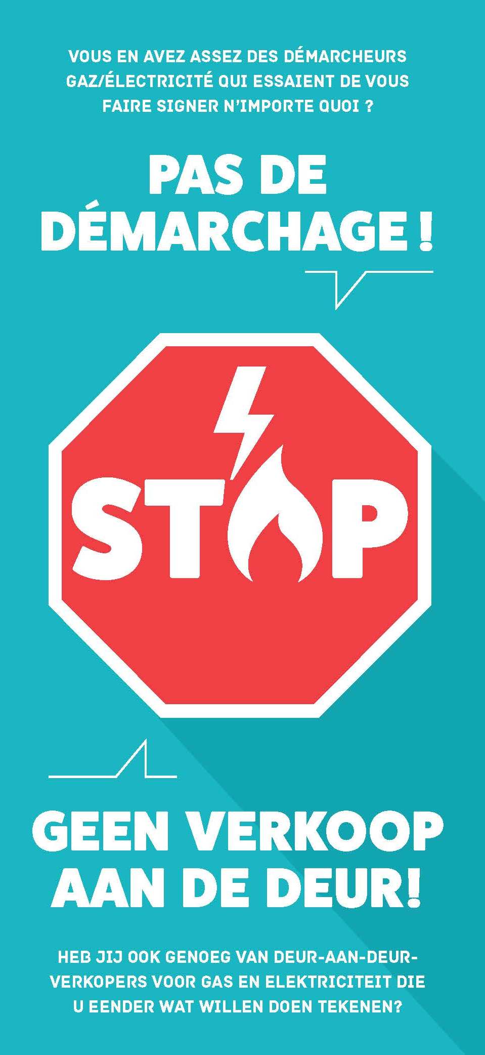 Sticker pas de démarchage