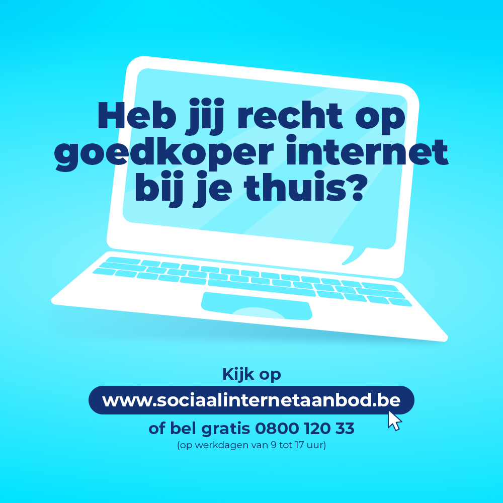 Affiche sociaal internetaanbod